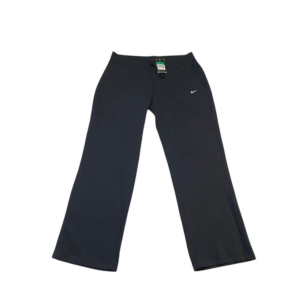 Nike Womens Black Wide Leg Lounge Athletic Pants XL NWT 342589-011 - Picture 1 of 8